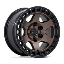 Load image into Gallery viewer, BAHARI 17X8.5 5X5 71 -10 B-BRNZ M-BLK
