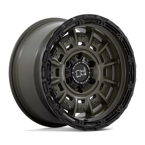 Black Rhino Wheels Wheel BR002 17X9 6X5.5 OD-GRN BLK-LP 0MM - BR002EB17906800