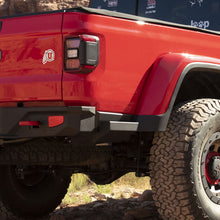 Load image into Gallery viewer, Gladiatror Rear Rock Sliders for 20-Pres Jeep Gladiator JT Steel Powdercoat Rock Slide Engineering