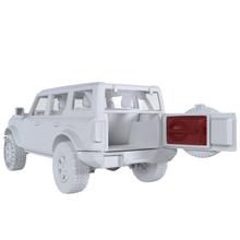 Load image into Gallery viewer, Ford Bronco 6th Gen Tailgate 12" Subwoofer Enclosure with IXS12.4D