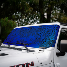 Load image into Gallery viewer, Jeep Wrangler (JL, JT, JK) and Jeep Gladiator Stock Printed Solar Shield (2007-2026)
