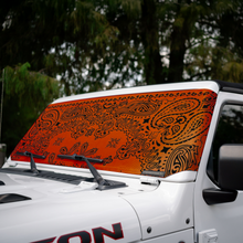 Load image into Gallery viewer, Jeep Wrangler (JL, JT, JK) and Jeep Gladiator Stock Printed Solar Shield (2007-2026)