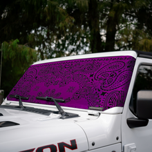 Load image into Gallery viewer, Jeep Wrangler (JL, JT, JK) and Jeep Gladiator Stock Printed Solar Shield (2007-2026)
