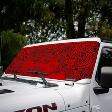 Load image into Gallery viewer, Jeep Wrangler (JL, JT, JK) and Jeep Gladiator Stock Printed Solar Shield (2007-2026)
