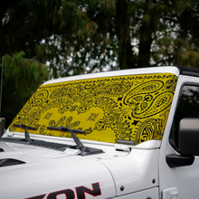 Load image into Gallery viewer, Jeep Wrangler (JL, JT, JK) and Jeep Gladiator Stock Printed Solar Shield (2007-2026)