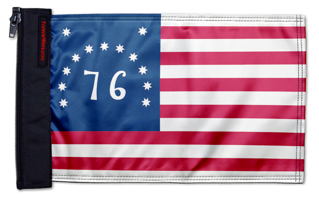 Bennington 12"x18" Forever Wave Flag