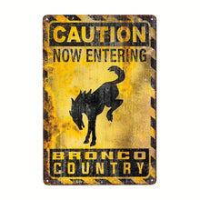 Load image into Gallery viewer, Vintage Bronco Country Metal Tin Sign
