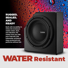 Load image into Gallery viewer, Can-Am 10” Under-Seat Subwoofer Enclosure for 4-Door Maverick X3 (2017-Up) - Rear Passenger Side