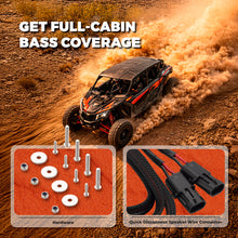 Load image into Gallery viewer, Can-Am 10” Under-Seat Subwoofer Enclosure for 2-Door &amp; 4-Door Maverick X3 (2017-Up) - Front Passenger Side
