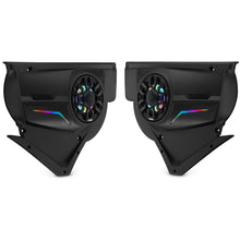 Load image into Gallery viewer, Can-Am Maverick X3 Door Speaker Panels Loaded with NXL-IQ 6.5" 2-Way Coaxial Marine Speakers and Digital LED Badge