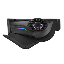 Load image into Gallery viewer, Can-Am Maverick X3 Door Speaker Panels Loaded with NXL-IQ 6.5" 2-Way Coaxial Marine Speakers and Digital LED Badge