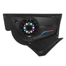 Load image into Gallery viewer, Can-Am Maverick X3 Door Speaker Panels Loaded with NXL-IQ 6.5" 2-Way Coaxial Marine Speakers and Digital LED Badge