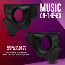 Load image into Gallery viewer, Can-Am Maverick X3 Door Speaker Panels with Digital LED Lighting