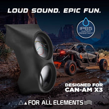 Load image into Gallery viewer, Can-Am Maverick X3 (2017-Up) Waterfall Center Console Speaker Pod – Fits Dual 6.5” Speakers