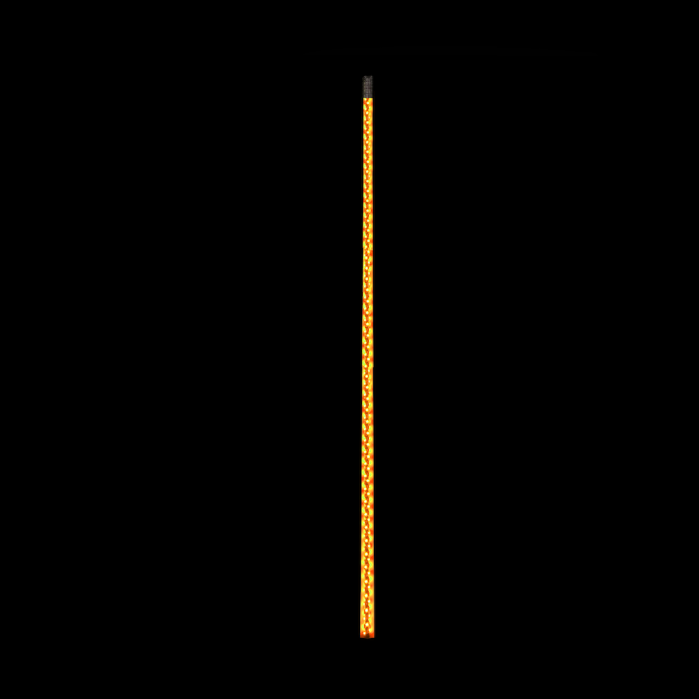 Quake LED Radio Antenna 4 Foot RGB Accent CB Antenna Whip Light Single Quad-Lock/Interlock - QW834