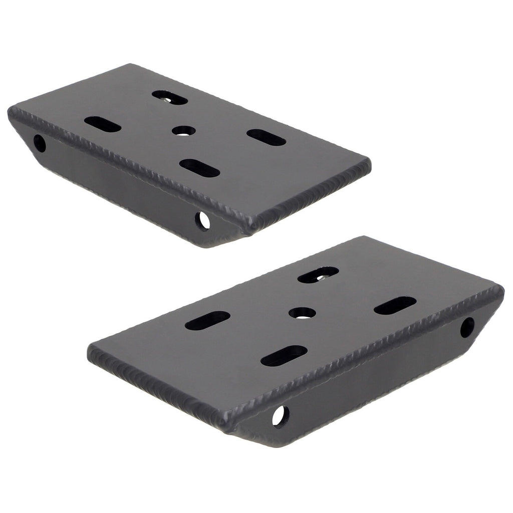 HD Leaf Spring Plates For Use w/2 1/2 Inch Springs 76-86 CJ 87-95 Wrangler YJ Front Or Rear Pair RockJock 4x4