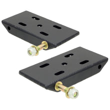 Load image into Gallery viewer, HD Leaf Spring Plates For Use w/2 Inch Springs 76-86 Jeep CJ Front Includes Replaceable Shock Mounts Pair RockJock 4x4