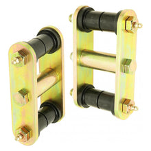 Load image into Gallery viewer, HD Leaf Spring Shackles 76-86 Jeep CJ Front Includes Urethane Bushings HD Greasable Bolts Pair RockJock 4x4