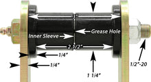 Load image into Gallery viewer, HD Leaf Spring Shackles 87-95 Wrangler YJ Rear Includes Urethane Bushings HD Greasable Bolts Pair RockJock 4x4