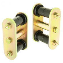 Load image into Gallery viewer, HD Leaf Spring Shackles 87-95 Wrangler YJ Front Includes Urethane Bushings HD Greasable Bolts Pair For Use w/ ProComp Springs RockJock 4x4