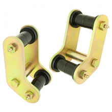 Load image into Gallery viewer, Boomerang Leaf Spring Shackles 87-95 Wrangler YJ Rear Includes Urethane Bushings HD Greasable Bolts Pair For Use w/ ProComp Springs RockJock 4x4
