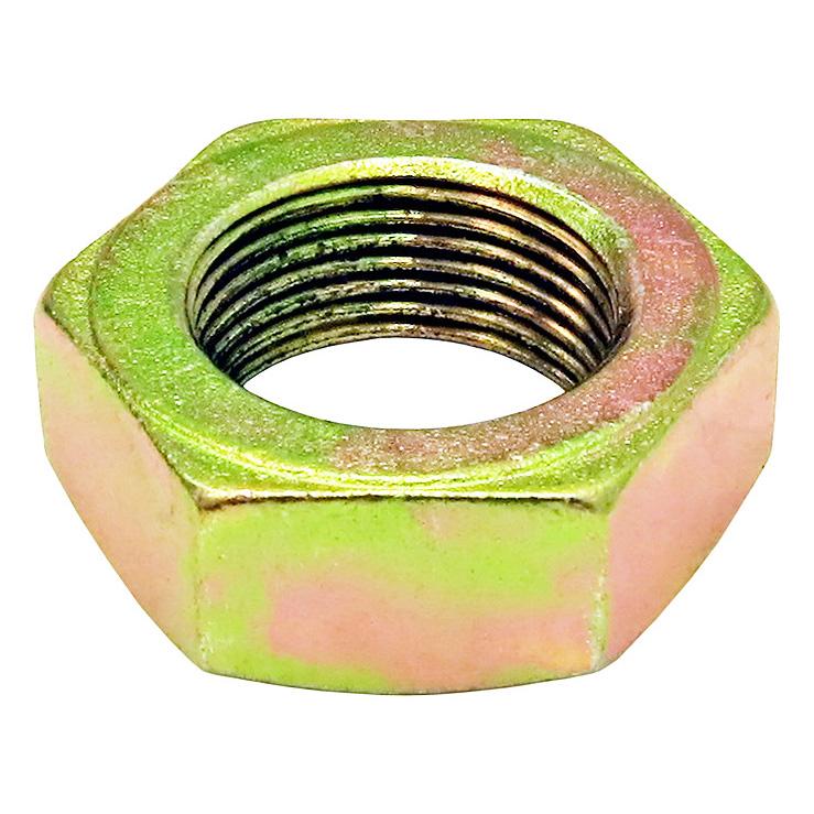 Jam Nut 1 1/4 Inch-12 Right Hand Thread Gold Zinc, Each RockJock 4x4