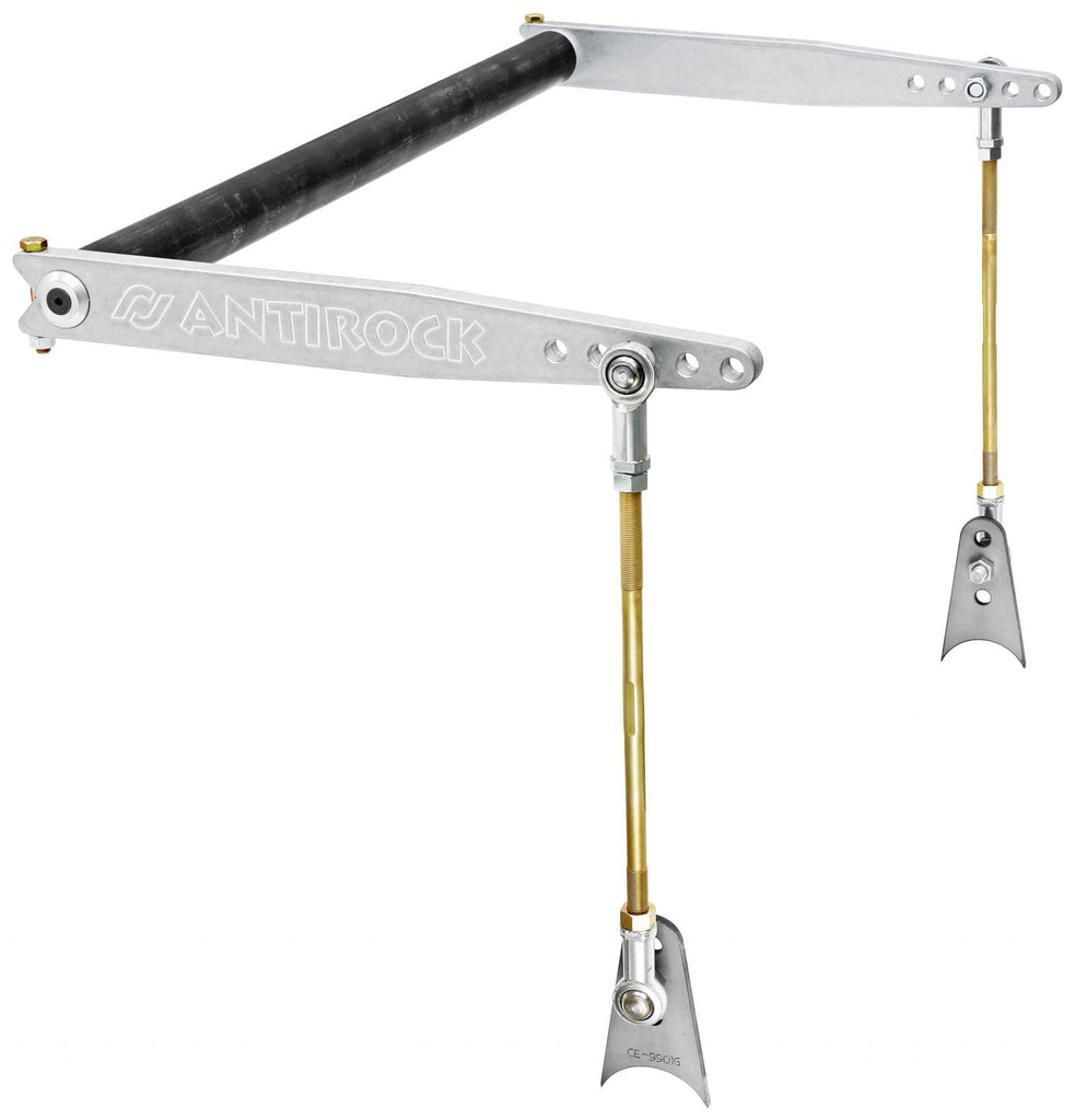 Antirock Sway Bar Kit Universal 36 Inch Bar 18 Inch Aluminum Arms RockJock 4x4
