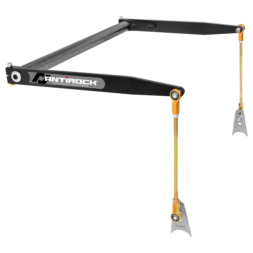Antirock Sway Bar Kit Universal 50 Inch x 1 Inch Bar 21 Inch Steel Arms RockJock 4x4