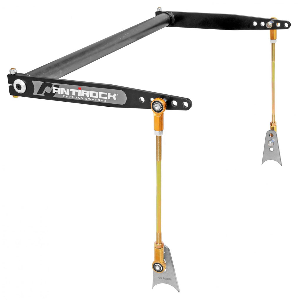 Antirock Sway Bar Kit Universal 39 1/2 Inch Bar 18 Inch Steel Arms RockJock 4x4