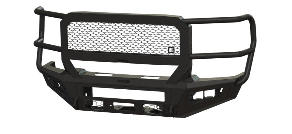 A2 Front Bumper Extreme For 2023-2026 Ford F250/350 Superduty ACC Compatible Sensor Cutouts With Mesh Grill With Camera Harness Bare Metal Bodyguard Bumpers