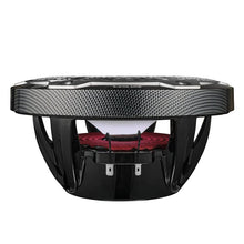 Load image into Gallery viewer, NXL 8" 2-Way Coaxial Marine Speaker With LED RGB Lights 125 Watts Rms 4-Ohm - Black Carbon Fiber