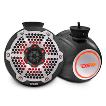 Load image into Gallery viewer, NXL 6.5" Pod 300w Speaker with Integrated RGB LED Lights (Pair) - Perfect For Jet Skis