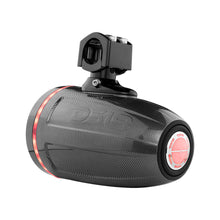 Load image into Gallery viewer, NXL 6.5" Neodymium Marine and Powersports Towers with Built-in Passive Radiator, 1" Driver and LED RGB Lights 150 Watts Rms -Black Carbon Fiber