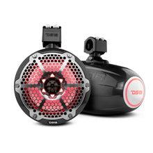 Load image into Gallery viewer, NXL 8" Marine Water Resistant Wakeboard Tower Speakers with Integrated RGB LED Lights 375 Watts