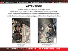 Load image into Gallery viewer, Jeep HD Front Brake Lines 2018+ JL/JT Clayton Off Road
