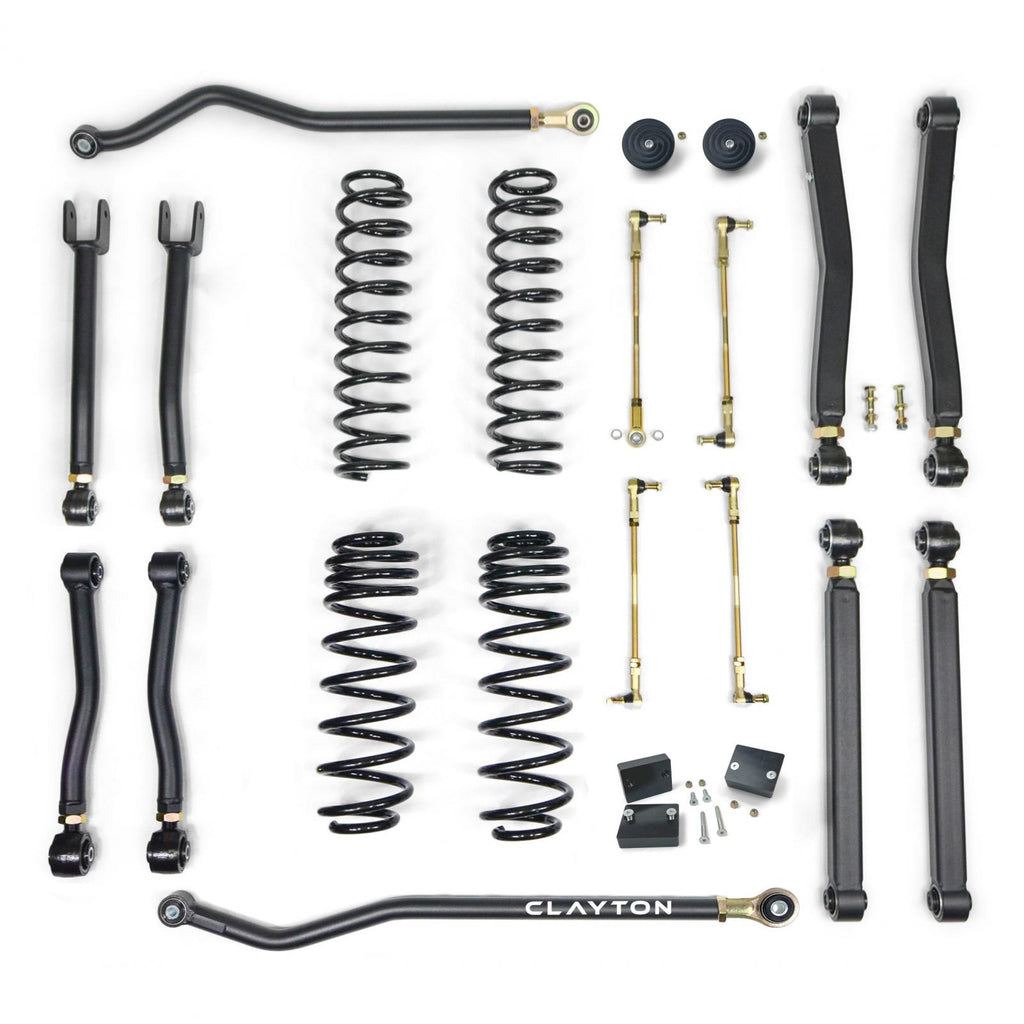 Jeep Wrangler 1.5 Inch Overland Plus Lift Kit 2018+ JL Clayton Off Road