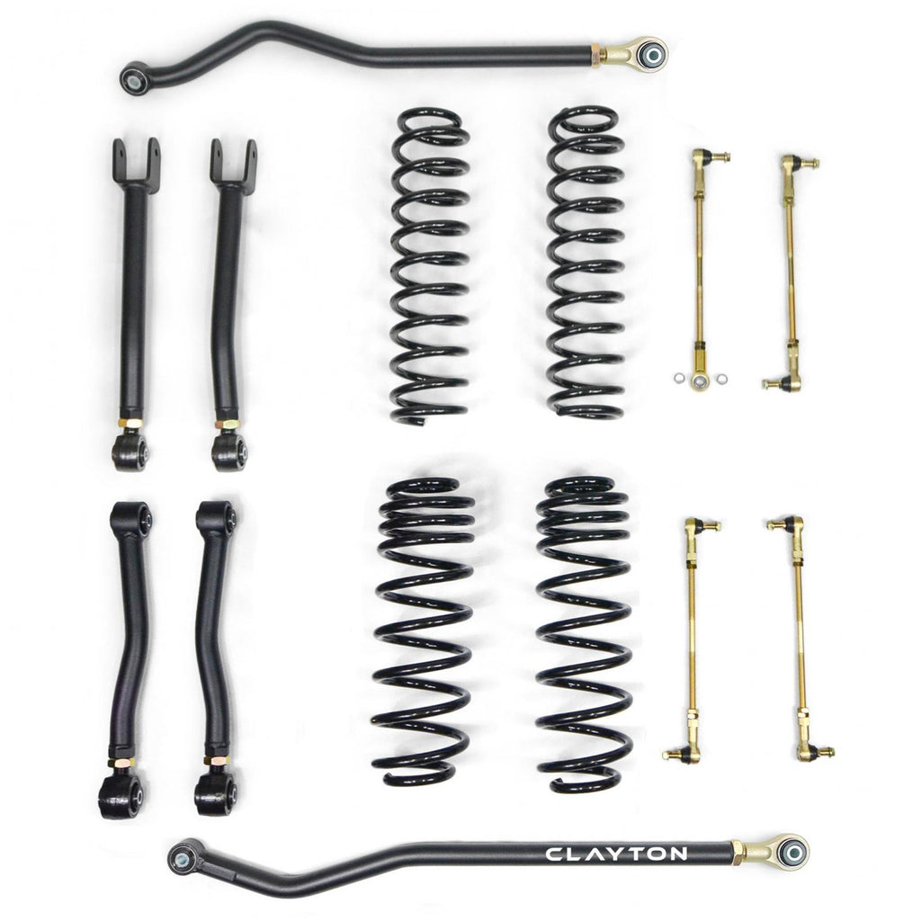 Jeep Wrangler 1.5 Inch Ride Right+ Lift Kit 2018+ JL 2 or 4 Door Clayton Off Road
