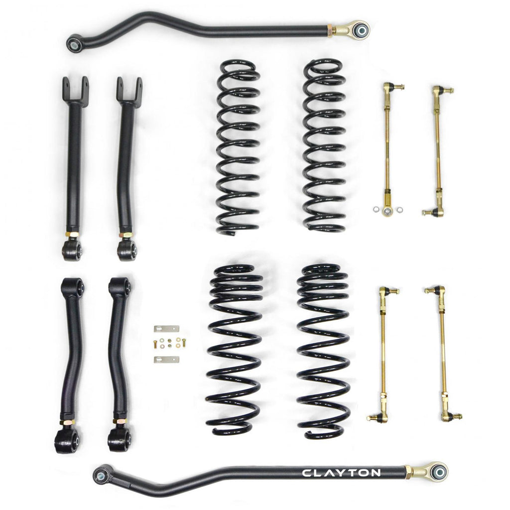 Jeep Wrangler 3.5 Inch Ride Right+ Lift Kit 2018+ JL 2 or 4 Door Clayton Off Road