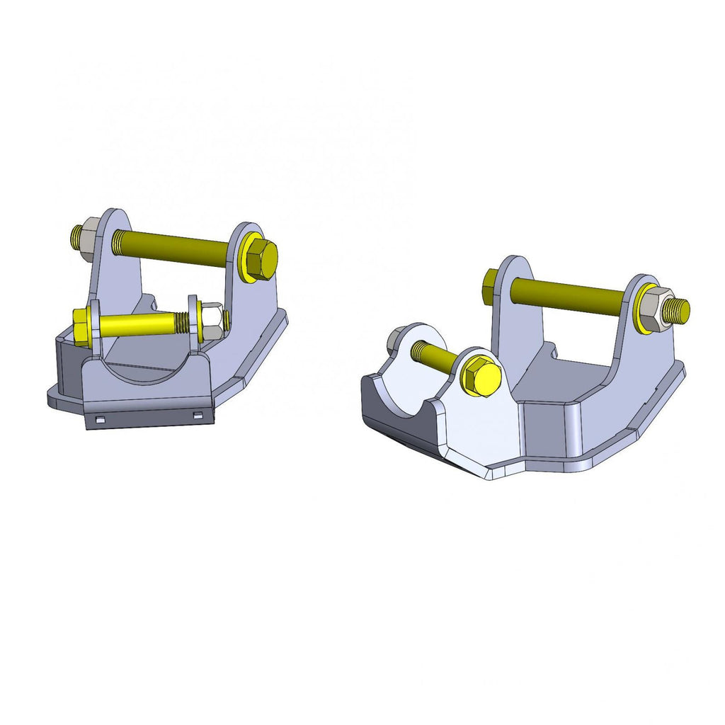 Jeep Wrangler Rear Bolt On Shock Bracket Control Arm Skids 2018+ JL Clayton Off Road