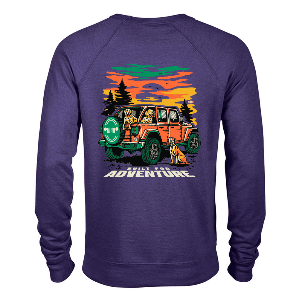 Jeep® Dogs - French Terry Crew Neck Sweatshirt - Reign