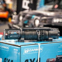 Load image into Gallery viewer, Carbon Offroad Long Drum 6000lb ATV - Small 4X4 Winch