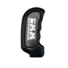 Load image into Gallery viewer, CMM Offroad billet shifter handle finish and customization example — available from Offroad Trading Company