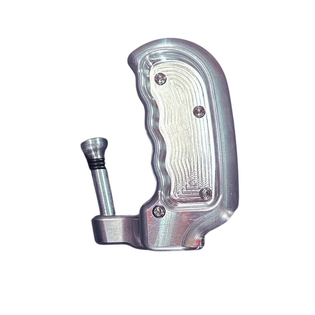 CMM Offroad billet shifter handle finish and customization example — available from Offroad Trading Company