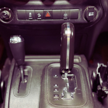 Load image into Gallery viewer, CMM Offroad billet shifter handle finish and customization example — available from Offroad Trading Company