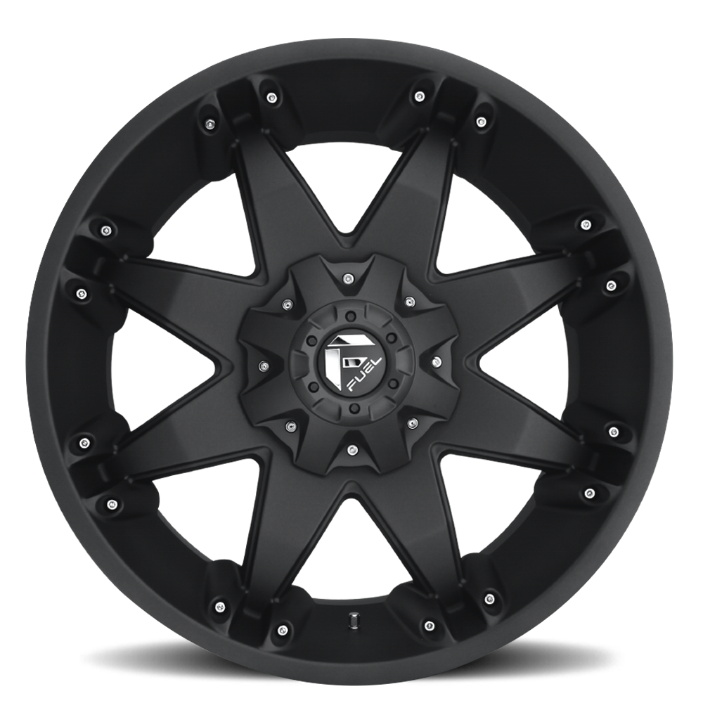 Fuel Off-Road Aluminum Wheels 20X12 Octane D509 5 On 114.3/5 On 127 Matte Black 78.1 Bore -44 Offset Fuel Off Road Wheels - D50920202647