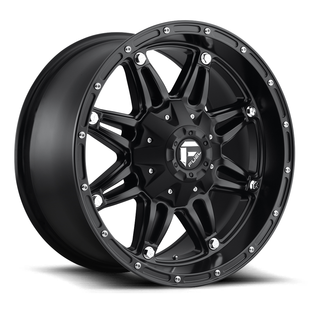 Fuel Off-Road Aluminum Wheels 20X12 Hostage D531 5 On 127/5 On 139.7 Matte Black 87.1 Bore -44 Offset Fuel Off Road Wheels - D53120205747