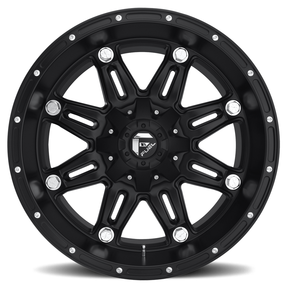 Fuel Off-Road Aluminum Wheels 20X12 Hostage D531 5 On 127/5 On 139.7 Matte Black 87.1 Bore -44 Offset Fuel Off Road Wheels - D53120205747