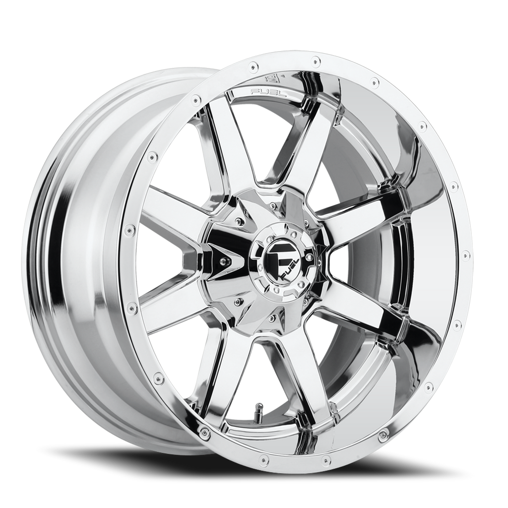 Fuel Off-Road Aluminum Wheels 20X12 Maverick D536 5 On 114.3/5 On 127 Chrome 78.1 Bore -44 Offset Fuel Off Road Wheels - D53620202647