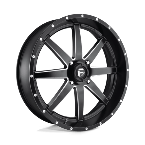 Fuel Off-Road Wheel D538 24X7 4X137 MT-BLK-MIL 13MM - D5382470A644