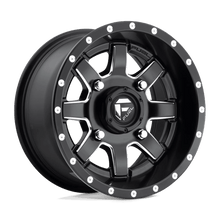 Load image into Gallery viewer, Fuel Off-Road Wheel D538 14X7 4X110 MT-BLK-MIL 13MM - D5381470A444
